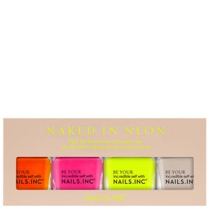 NAILS.INC Nail Polish Quad Naked in Neon