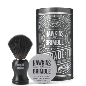 Hawkins & Brimble Shaving Gift Set Silver (Worth £30.90)