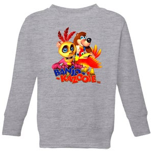 Banjo Kazooie Characters Kids' Sweatshirt - Grey