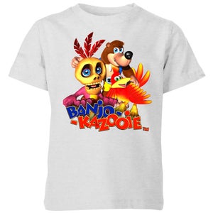 Banjo Kazooie Characters Kids' T-Shirt - Grey