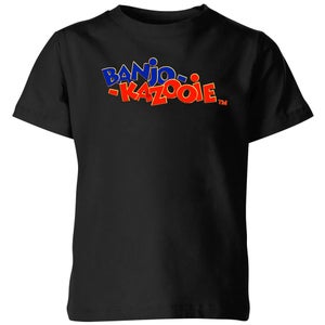 Banjo Kazooie Logo Kids' T-Shirt - Black