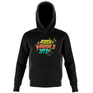 Battle Toads Rash Pimple Zitz Kids' Hoodie - Black