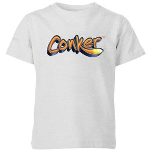 Conker Logo Kids' T-Shirt - Grey