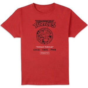 Teenage Mutant Ninja Turtles Totally Tubular Unisex T-Shirt - Red