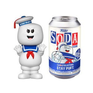 Ghost Busters Stay Puft Vinyl Soda in a Collector Can