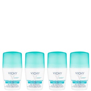 VICHY No Marks Roll-on Deodorant Set 4 x 50ml