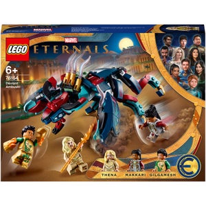 LEGO 76154 Marvel Sluwe Hinderlaag! The Eternals Film Bouwspeelgoed met Superheldfiguren, voor Kinderen van 6+