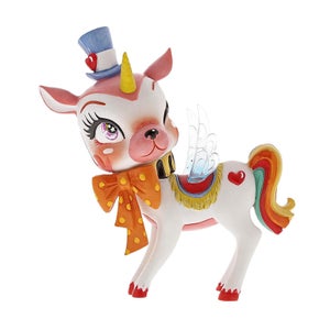 The World of Miss Mindy Unicorn Deer Light of Day Statue