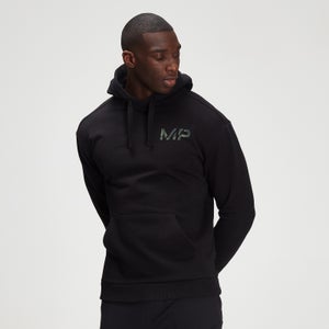 MP Men's Adapt Washed Black Camo Print Hoodie- Black