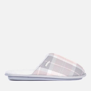 Barbour Women's Maddie Slippers - Recycled Pink/Grey Tartan