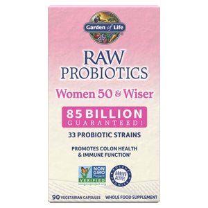 Raw Probiotiques Pour Femmes 50+ & Wiser - Rafraîchissant - 90 Gélules