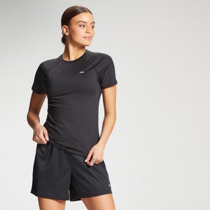 Naisten vartalonmyötäinen Training -t-paita - Black