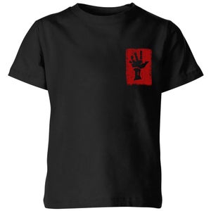 Sea of Thieves White Hand Pocket Kids' T-Shirt - Black