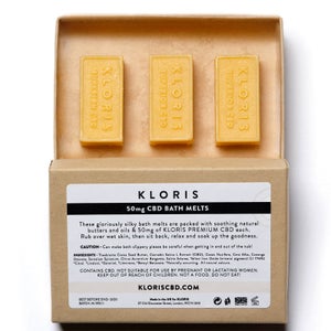 KLORIS 50mg CBD Bath Melt (3 Pack)