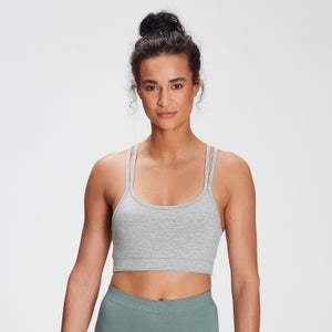 MP Women's Tonal Graphic Bra - Grey Marl