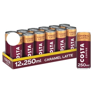 Costa Coffee Caramel Latte Iced Coffee 12 x 250ml