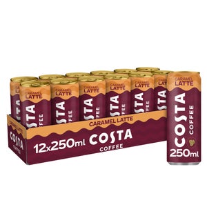 Costa Coffee Caramel Latte 12 x 250ml