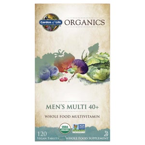 Garden of Life Organics Mens 40+ Multivitamin - 120 Tablets