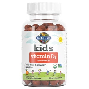 Kids 兒童維他命 D3 柳橙軟糖，20 微克（800IU）60 顆