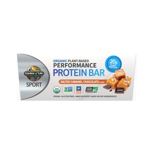 Barrita de proteína vegetal ecologica Sport - Caramelo salado - 12 barritas