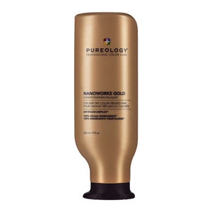 Pureology Nanoworks Gold Conditioner, For Dry Tired Colour-Treated Hair, Restores Shine 266ml