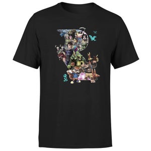 Rare All Stars Brand Rare All Stars Replay Men's T-Shirt - Black