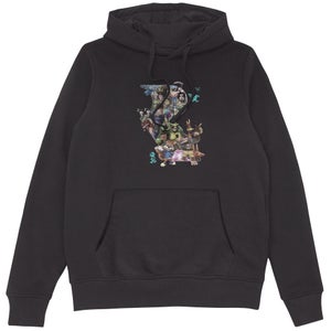Rare Replay Unisex Hoodie - Black