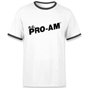 Rare R.C. Pro-Am Unisex Ringer T-Shirt - White/Black