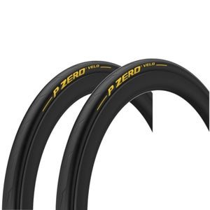 Pirelli P-Zero Velo Folding Road Tyre Twin Pack - Yellow - 25mm