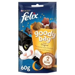 Felix Goody Bag Cat Treats - Original Mix - 60g