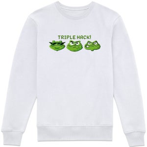 Battletoads Triple Hack! Unisex Sweatshirt - White