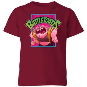 Battletoads Pork Shank Kids' T-Shirt - Burgundy