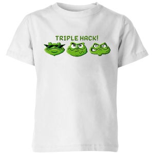Battletoads Triple Hack! Kids' T-Shirt - White