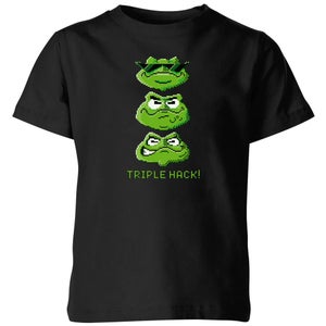 Battletoads Triple Hack! Kids' T-Shirt - Black