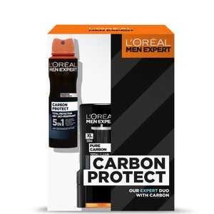 L'Oreal Men Expert Carbon Protect 2 Piece Gift Set for Him (Worth £10.00)