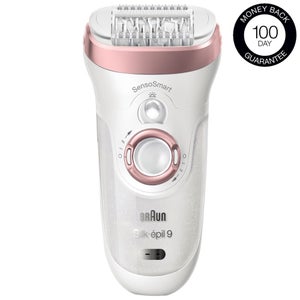 Braun Silk-épil Epilators Silk-épil 9-720 Wet & Dry Epilator with 3 Extras including Shaver Head