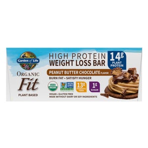 Organic Fit Plant-Based Bar - Peanut Butter Chocolate - 12 Bars
