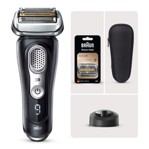Braun Series 9 Shaver Bundle with Charging Stand and Shaver Head Replacement