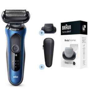 Series 6 Shaver Bundle with EasyClick Body Groomer Attachment