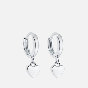 Ted Baker Women's Harrie: Tiny Heart Huggie Earrings - Silver