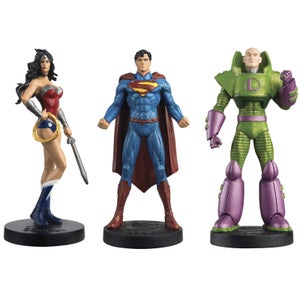 Eaglemoss DC Comics Masterpiece Collection Justice League (Superman, Wonder Woman, Lex Luthor) 3-Pack Statue