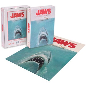 Jaws Classic Movie Poster 1000pc Puzzle - Zavvi Exclusive