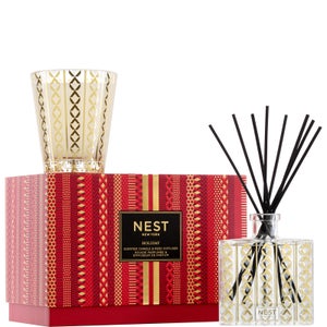 NEST Fragrances Holiday Classic Candle and Diffuser Set