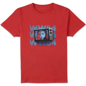 Wonder Woman WW84 Retro TV Men's T-Shirt - Red