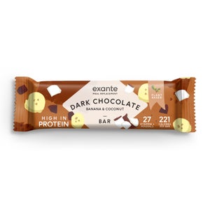 Meal Replacement Box of 7 Dark Chocolate, Banana & Coconut Nutty Bar