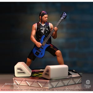 Knucklebonz Metallica Rock Iconz Figur Robert Trujillo Limitierte Auflage 22 cm