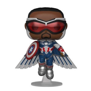Figura Funko Pop! Exclusivo - Capitán América Volando - Marvel: Falcon Y El Soldado De Invierno