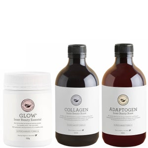 The Beauty Chef Glow, Collagen and Adaptogen Trio (Worth $166.00)
