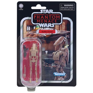 Hasbro Star Wars The Vintage Collection Battle Droid Figurine 9,5 cm Star Wars : La Menace fantôme
