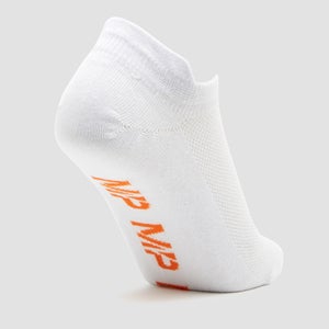 MP Men's Essentials Ankle Socks (3 Pack) White/Neon